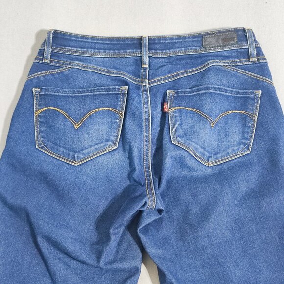 Levi's jeans women's size W26/L32 denim blue colour slim fit straight leg jeans - Picture 4 of 13